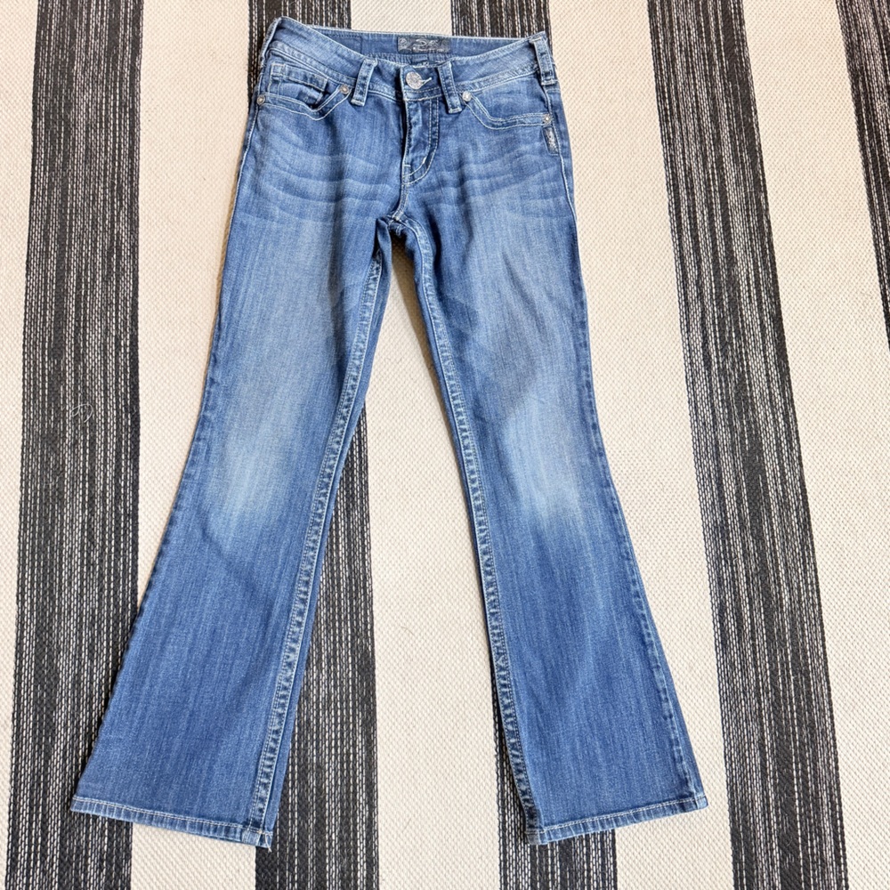 Silver Jeans Women's Suki Dark Blue Bootcut Jeans Size W26/ L30